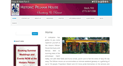 Desktop Screenshot of historicpelhamhouse.com